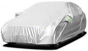 Bâche Voiture Exterieur Housse de Protection Oxford Couverture Imperméable  Auto, Anti UV Neige Poussière pour À Hayon 435x180x160cm
