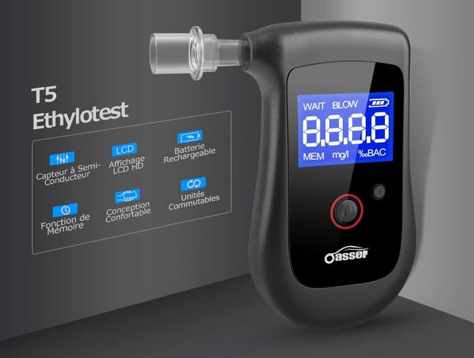 Comparatif meilleur éthylotest électronique